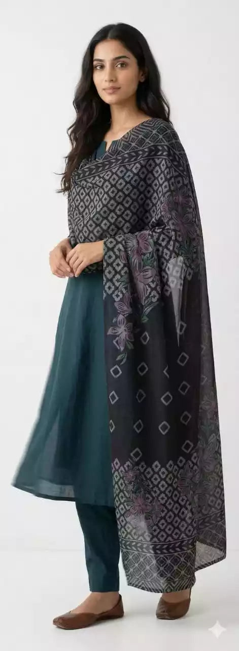 Mal Soft Cotton Namaazi Printed Dupatta