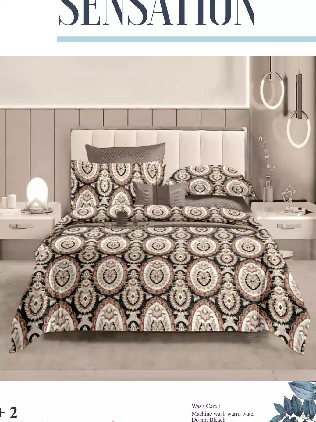 Queen Size Cotton Bedsheet (7x8 ft)