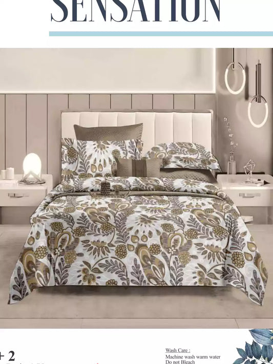Queen Size Cotton Bedsheet (7x8 ft)