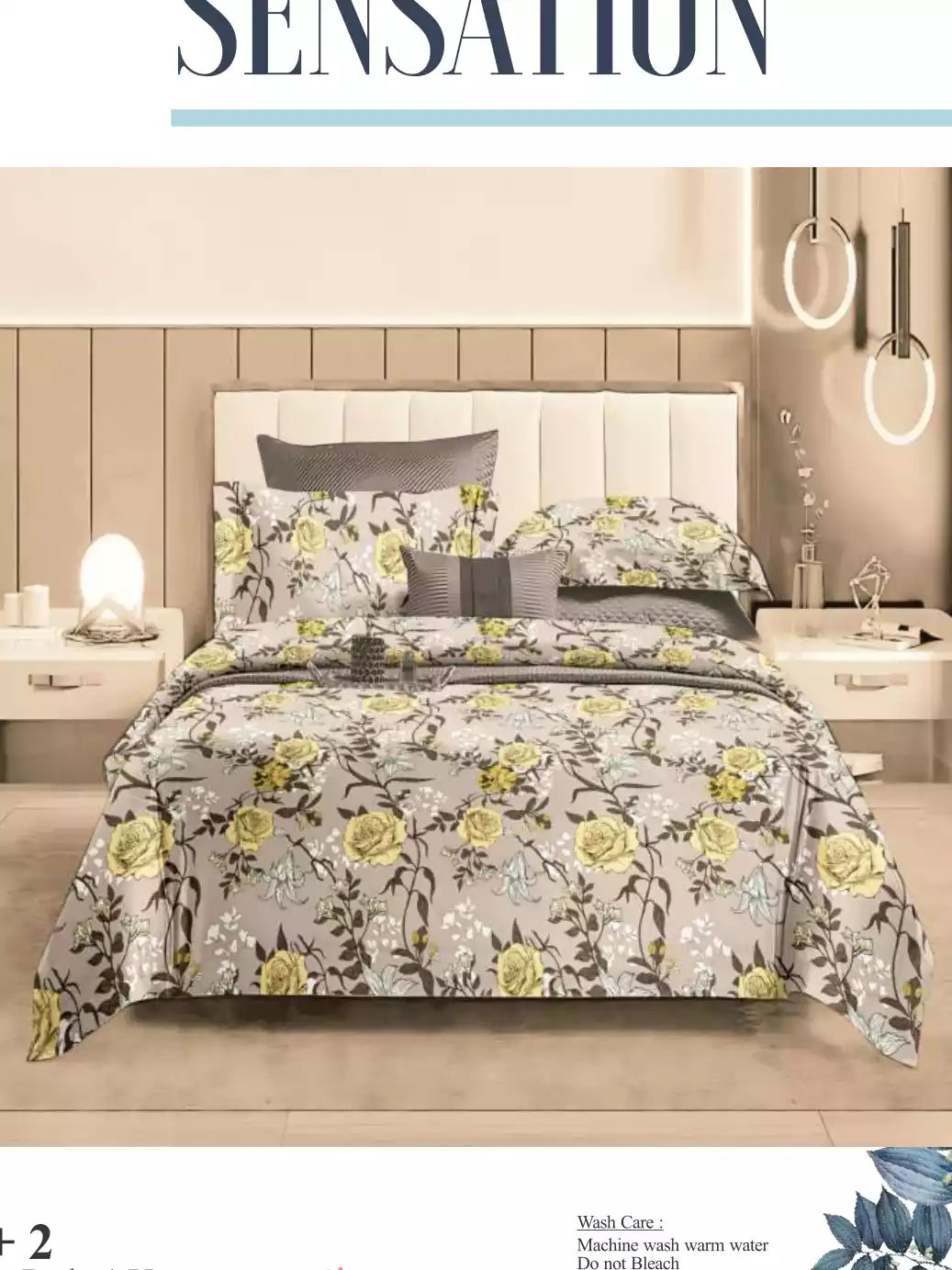 Queen Size Cotton Bedsheet (7x8 ft)