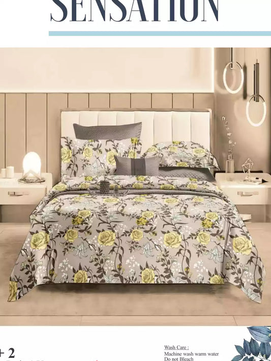 Queen Size Cotton Bedsheet (7x8 ft)