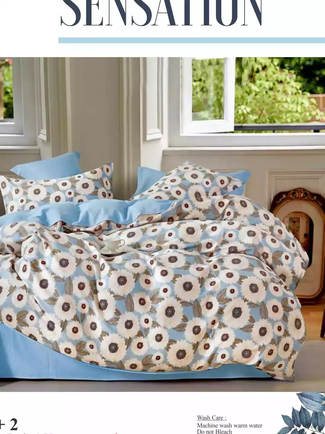 Queen Size Cotton Bedsheet (7x8 ft)