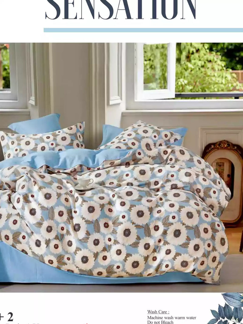 Queen Size Cotton Bedsheet (7x8 ft)