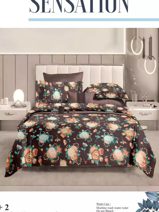 Queen Size Cotton Bedsheet (7x8 ft)