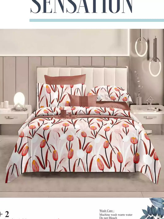 Queen Size Cotton Bedsheet (7x8 ft)