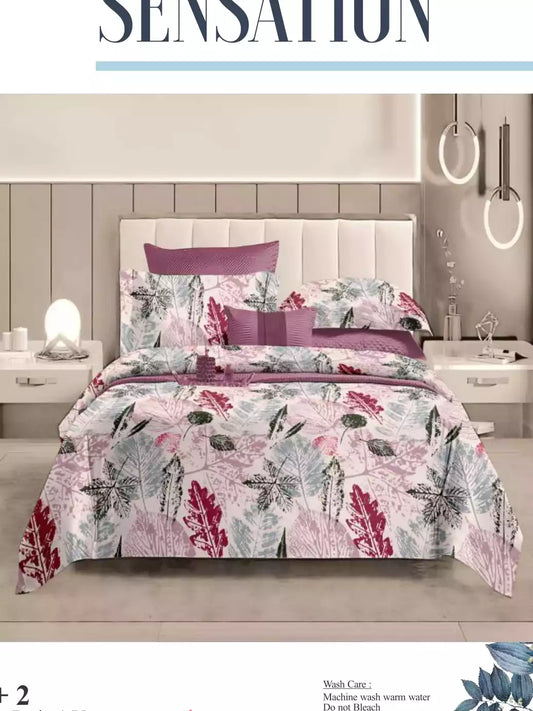 Queen Size Cotton Bedsheet (7x8 ft)