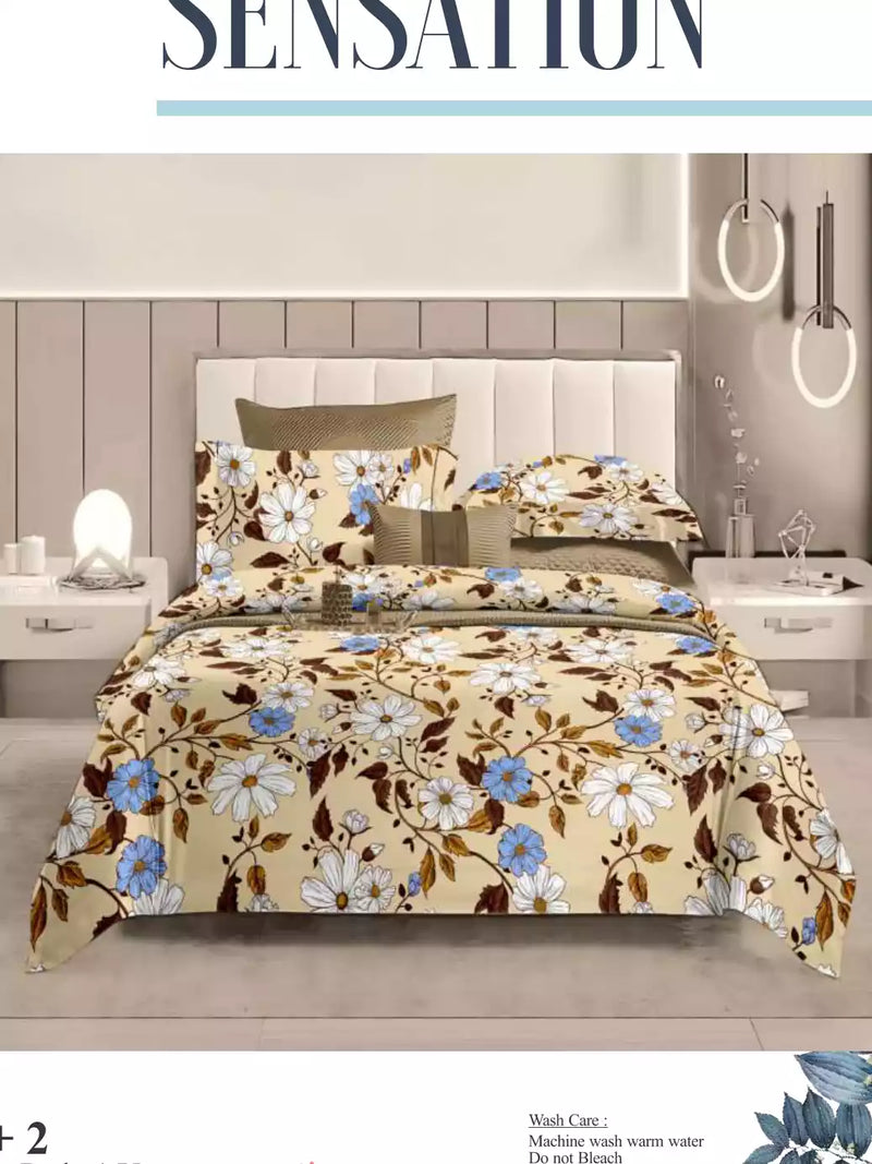 Queen Size Cotton Bedsheet (7x8 ft)