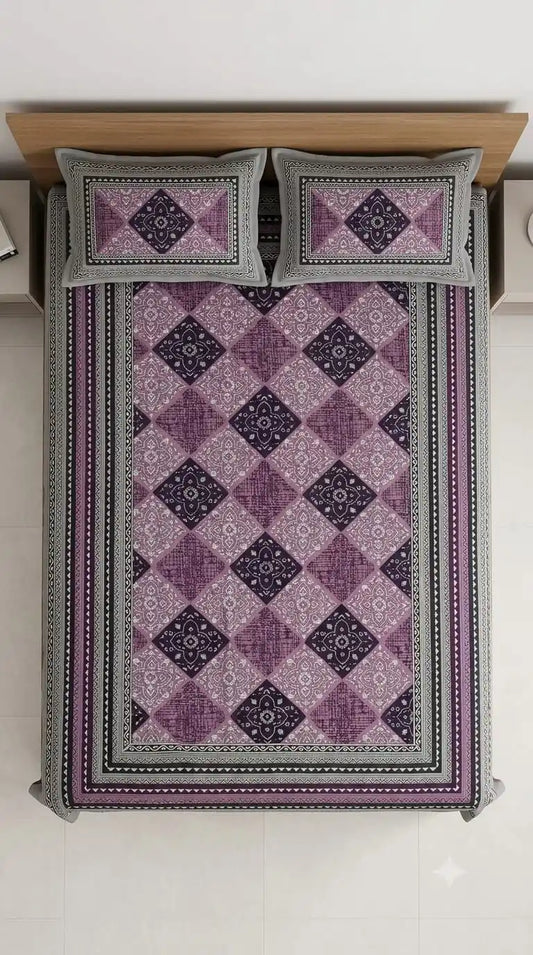 JAIPURI DOUBLE BEDSHEET (7x8 ft)