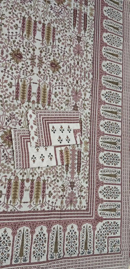 JAIPURI DOUBLE BEDSHEET (7x8 ft)