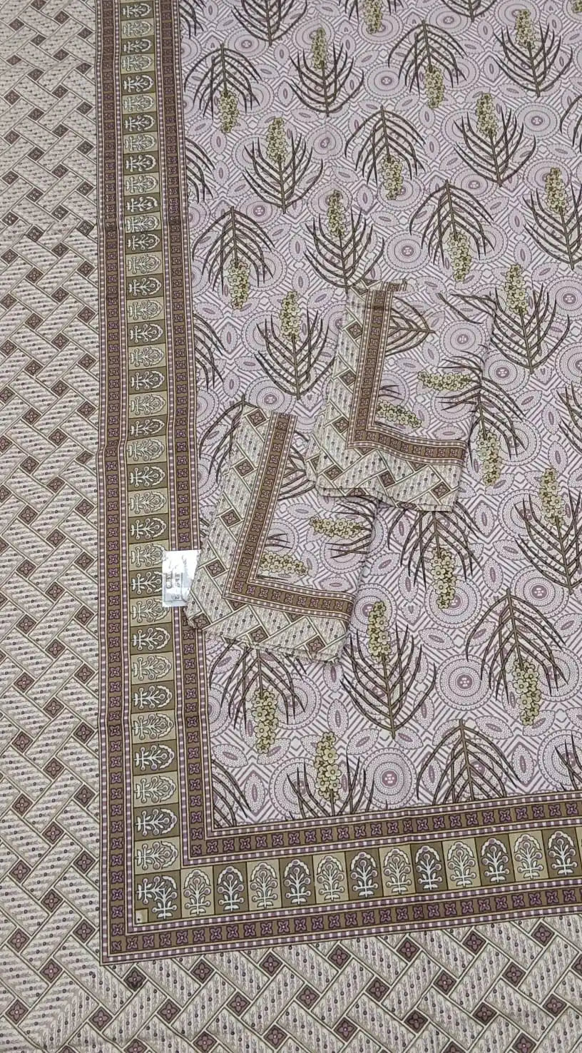 JAIPURI DOUBLE BEDSHEET (7x8 ft)