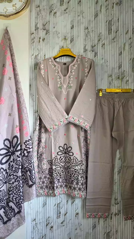 READYMADE RAYON DESIGNER SUIT