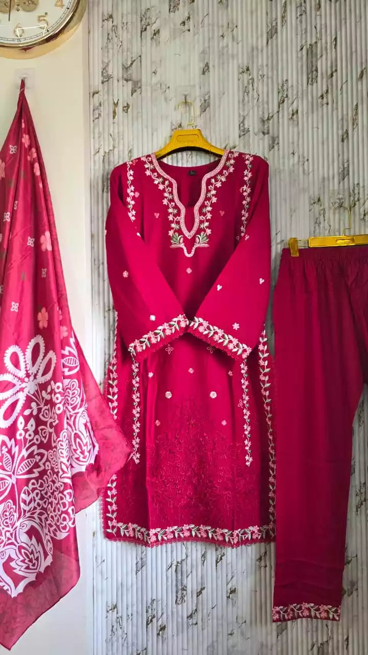 READYMADE RAYON DESIGNER SUIT