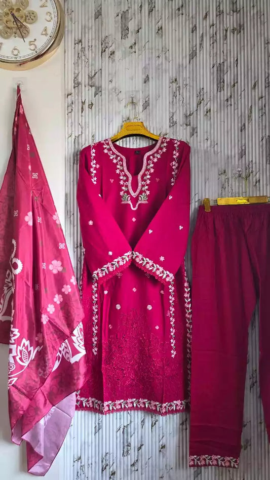 READYMADE RAYON DESIGNER SUIT