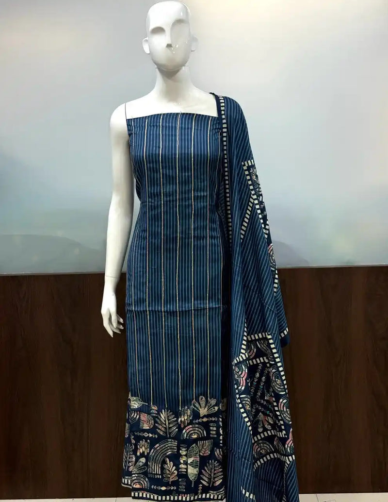 Unstitched Maslin Designer Suit