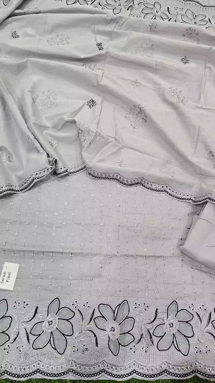 UNSTITCHED PREMIUM COLLECTION APPLIQUE WORK