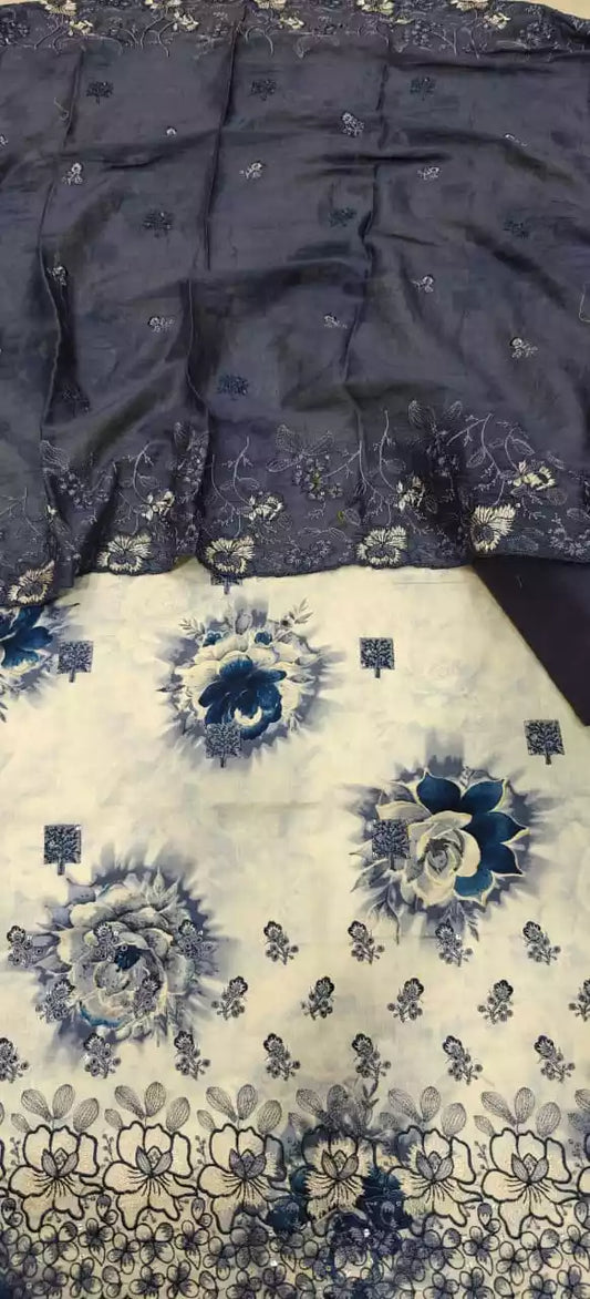 HEAVY EMBROIDERED PAKISTANI & COTTON HEAVY & DUPATTA WORK SUIT 📢📢
