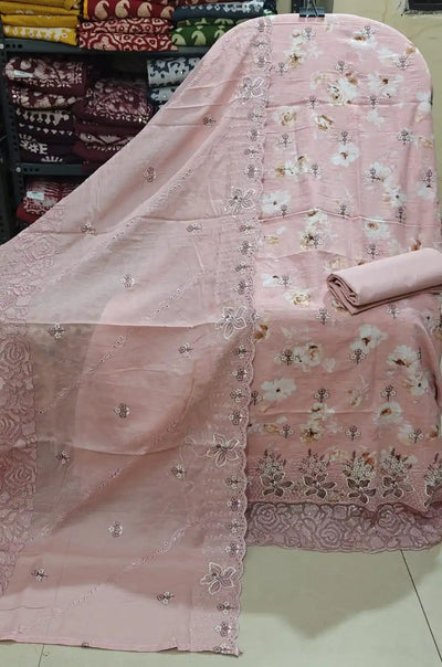 Premium Heavy Embroidered Cotton Suit Pakistani Style By ASC