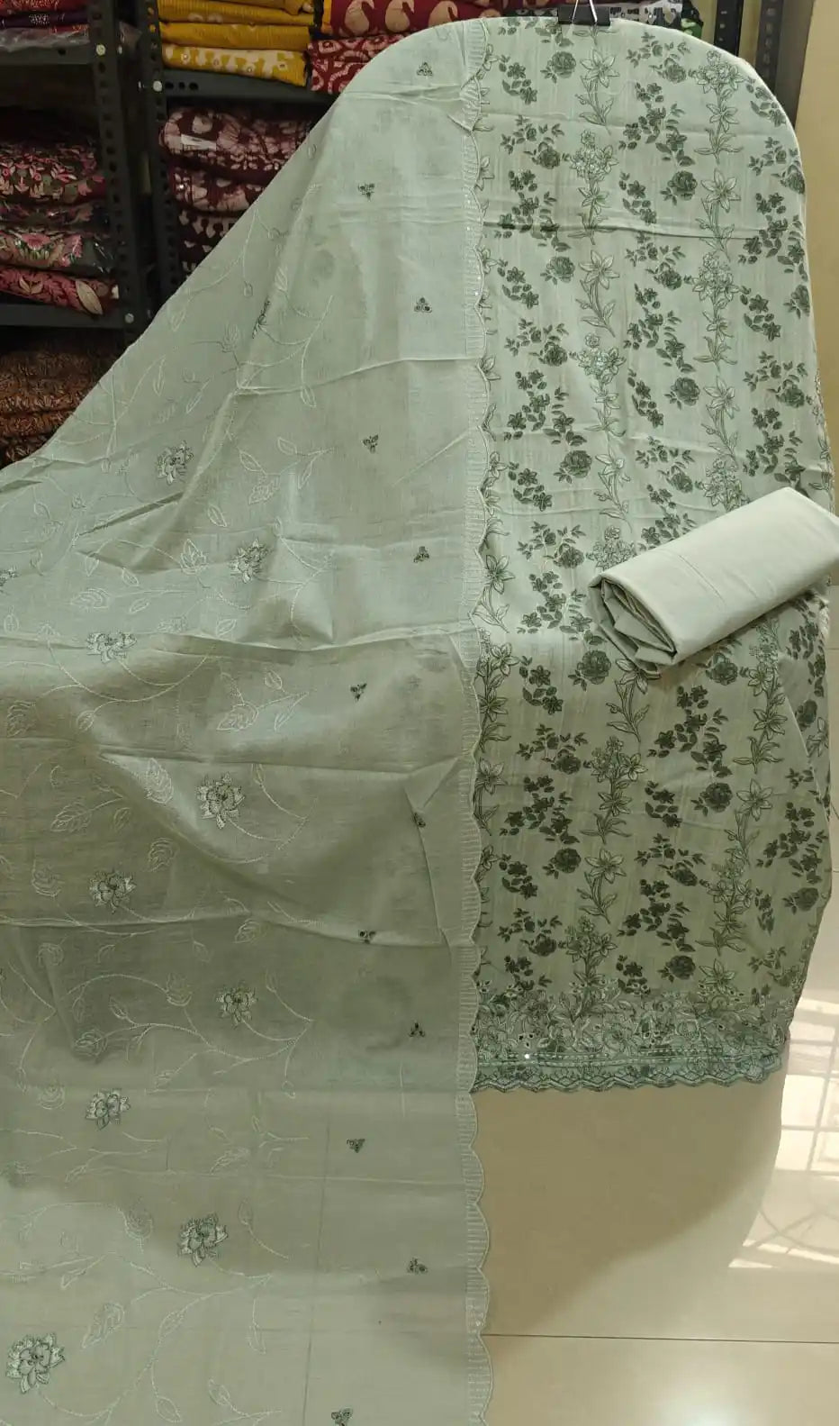 Pakistani Cotton Unstitched Suit Material By ASC