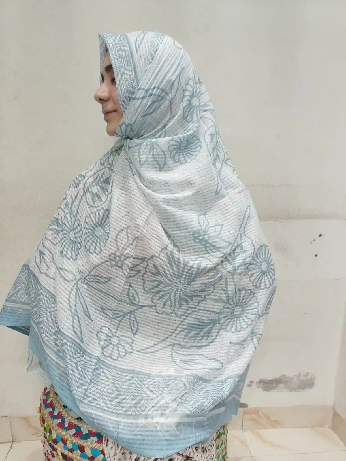 Namazi Printed Cotton Dupatta