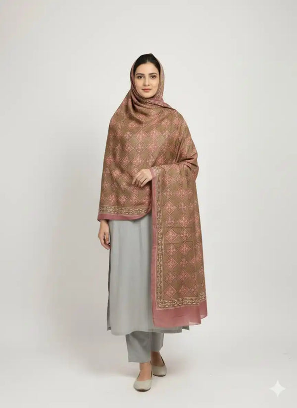 Mal Cotton Print Namaazi Dupatta