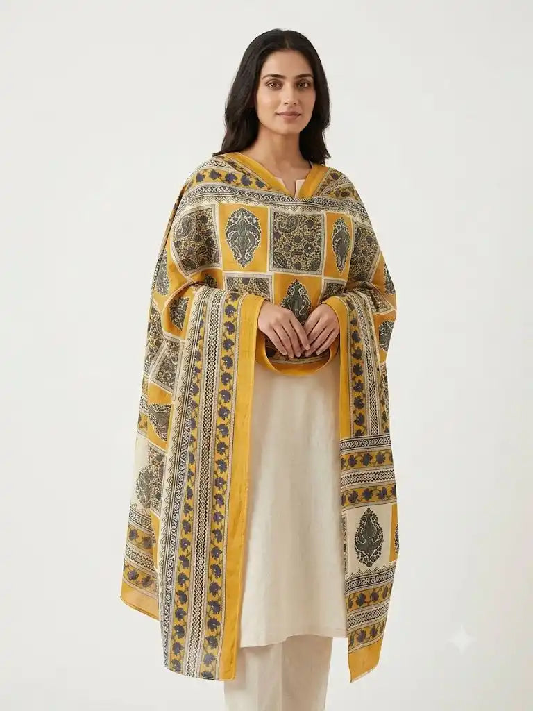 Mal Soft Cotton Namaazi Printed Dupatta