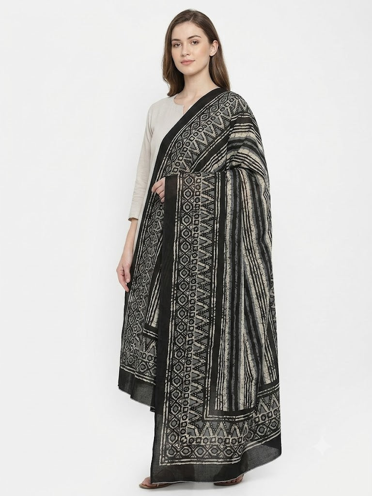 Mal Soft Cotton Namaazi Printed Dupatta