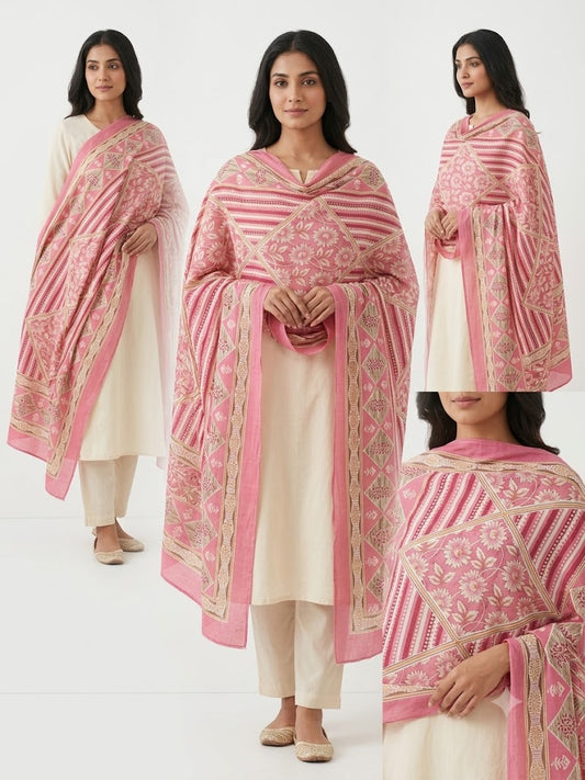 Mal Soft Cotton Namaazi Printed Dupatta