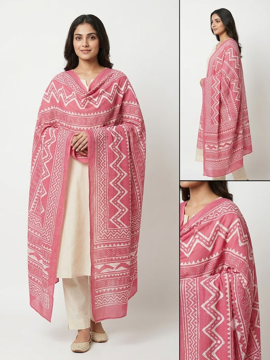 Mal Soft Cotton Namaazi Printed Dupatta