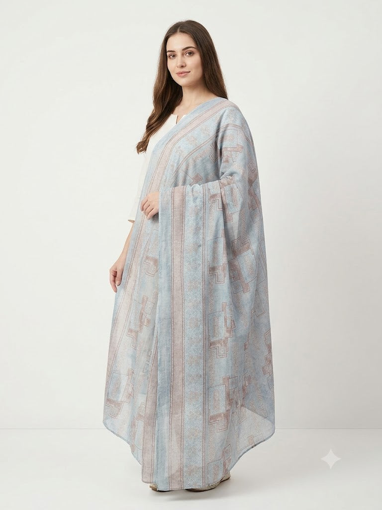 Mal Soft Cotton Namaazi Printed Dupatta