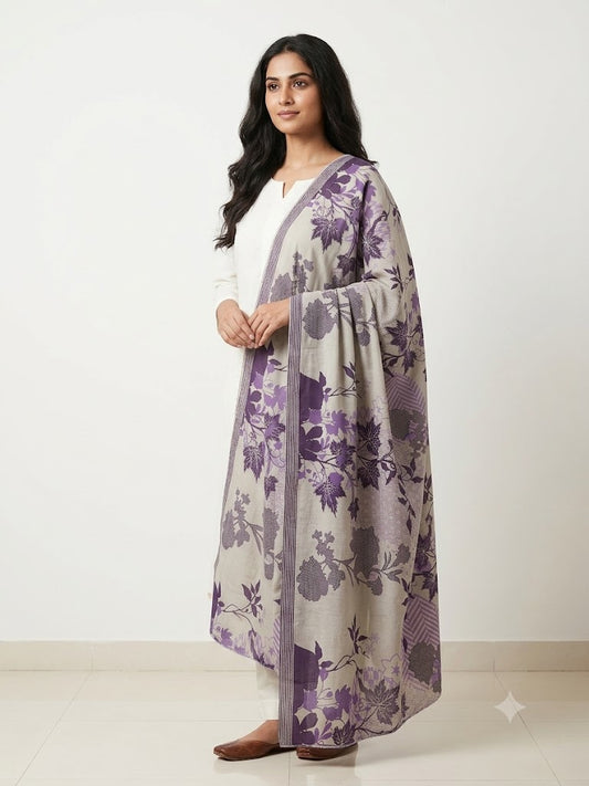 Mal Soft Cotton Namaazi Printed Dupatta
