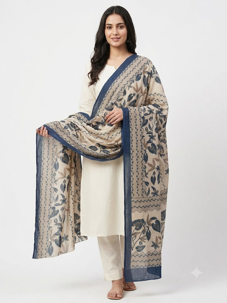 Mal Soft Cotton Namaazi Printed Dupatta
