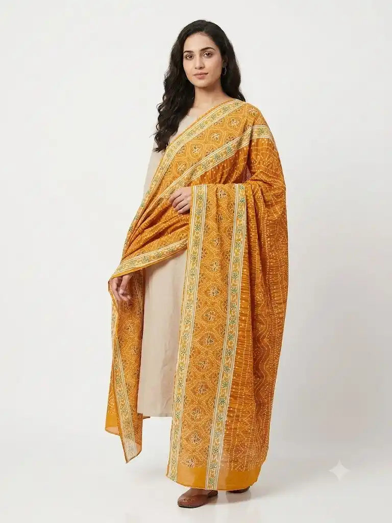 Mal Soft Cotton Namaazi Printed Dupatta