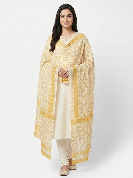 Mal Soft Cotton Namaazi Printed Dupatta