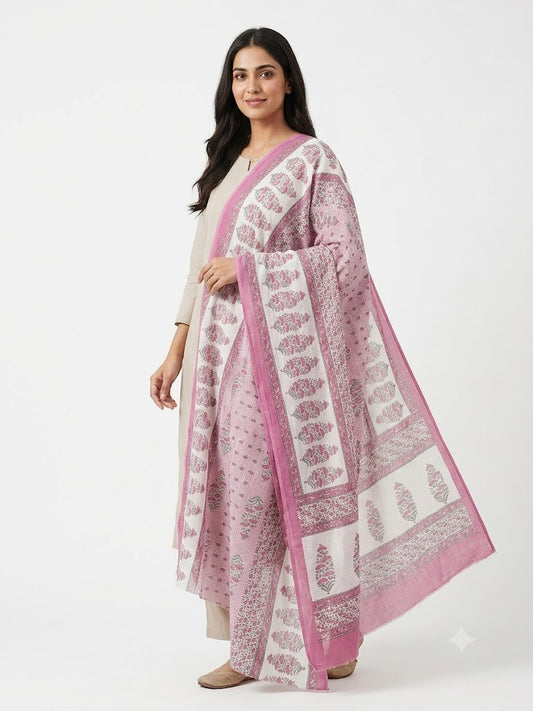 Mal Soft Cotton Namaazi Printed Dupatta