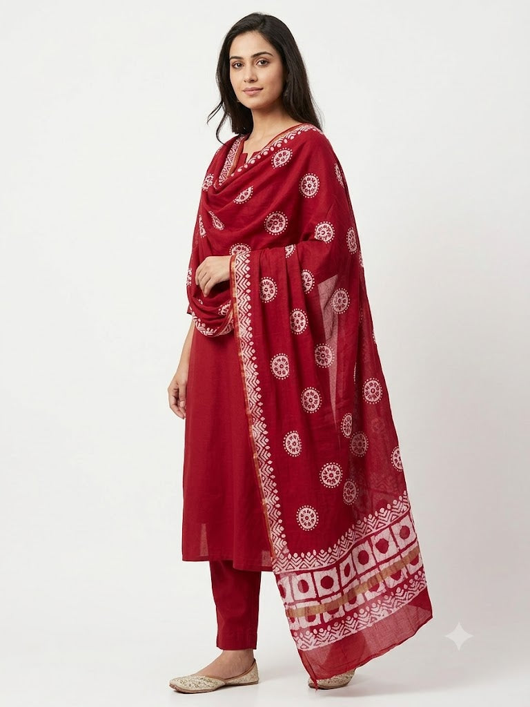 Mal Soft Cotton Namaazi Printed Dupatta