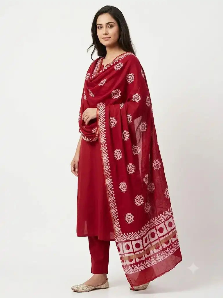 Mal Soft Cotton Namaazi Printed Dupatta