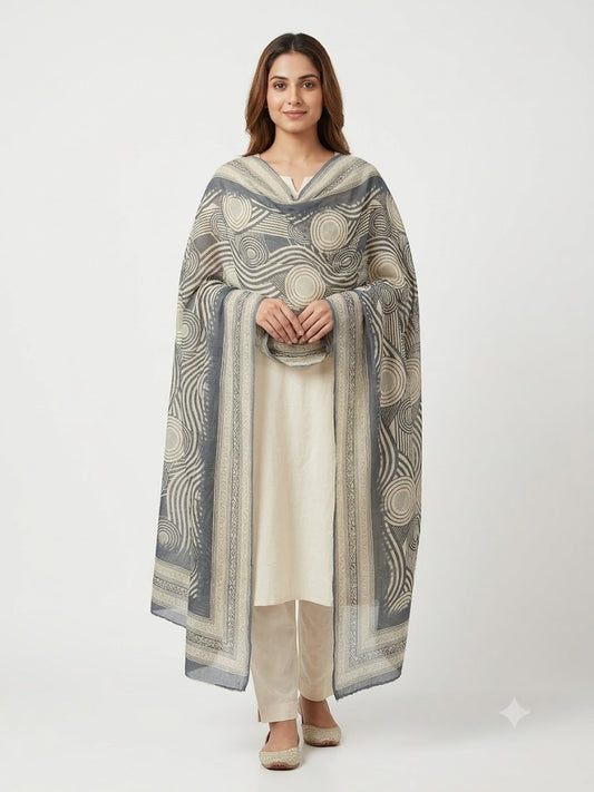 Mal Soft Cotton Namaazi Printed Dupatta