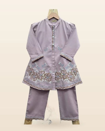 Girls soft Rayon cotton premium Quality Cross Stitched Embroidery Cord sets