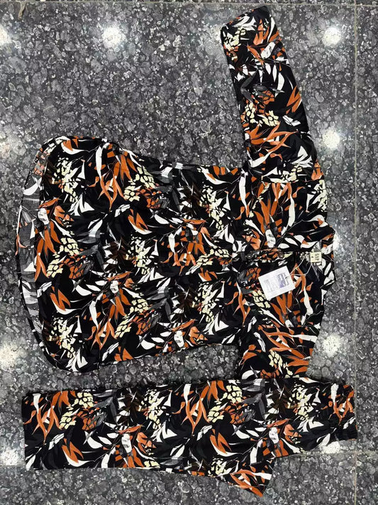 GIRLS KIDS WEAR RAYON SUMMER FRIENDLY TRENDY STYLE PRINTED CORD-SETS
