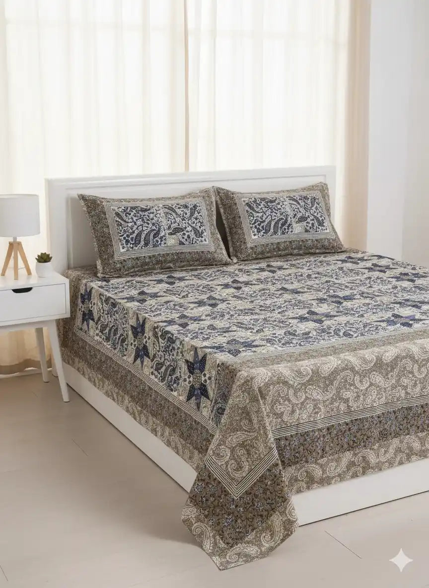 SINGLE BEDSHEETS WITH 2 PILLOW COVERS