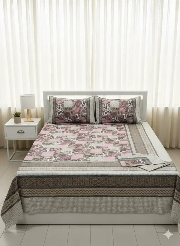 SINGLE BEDSHEETS WITH 2 PILLOW COVERS