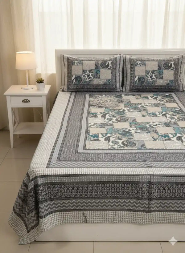 SINGLE BEDSHEETS WITH 2 PILLOW COVERS