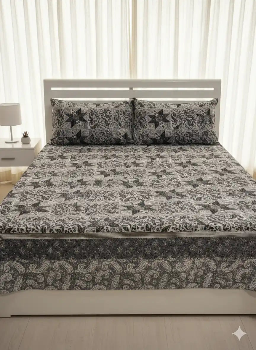SINGLE BEDSHEETS WITH 2 PILLOW COVERS