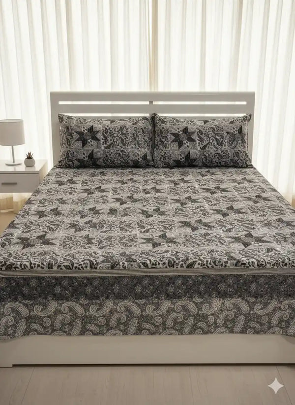 SINGLE BEDSHEETS WITH 2 PILLOW COVERS