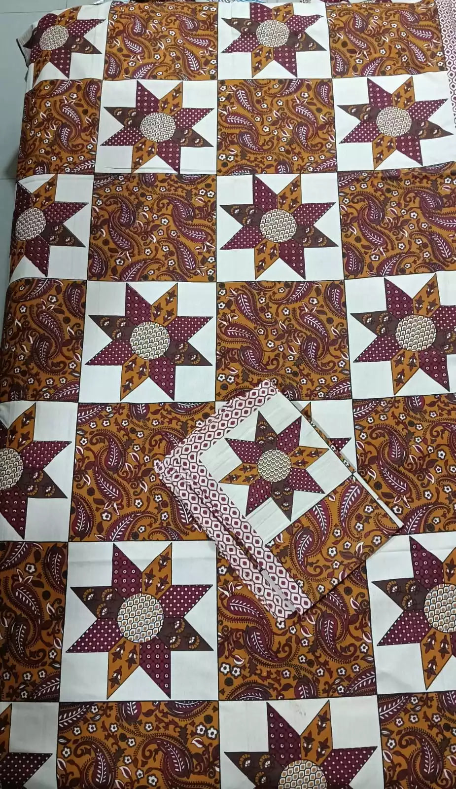 Queen Size 7ft*8.5ft Sanganeri Bedsheet With 2 Pillow Covers