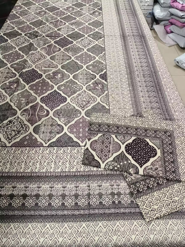 SINGLE BEDSHEETS WITH 2 PILLOW COVERS