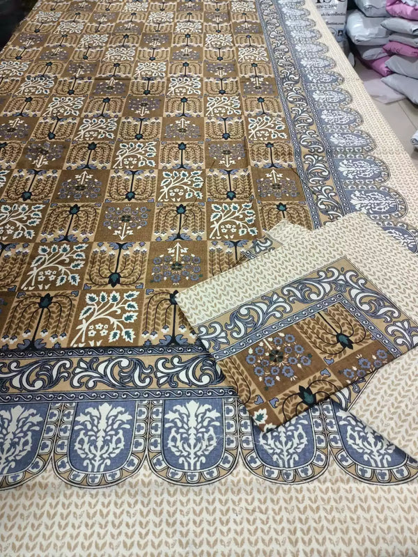 SINGLE BEDSHEETS WITH 2 PILLOW COVERS