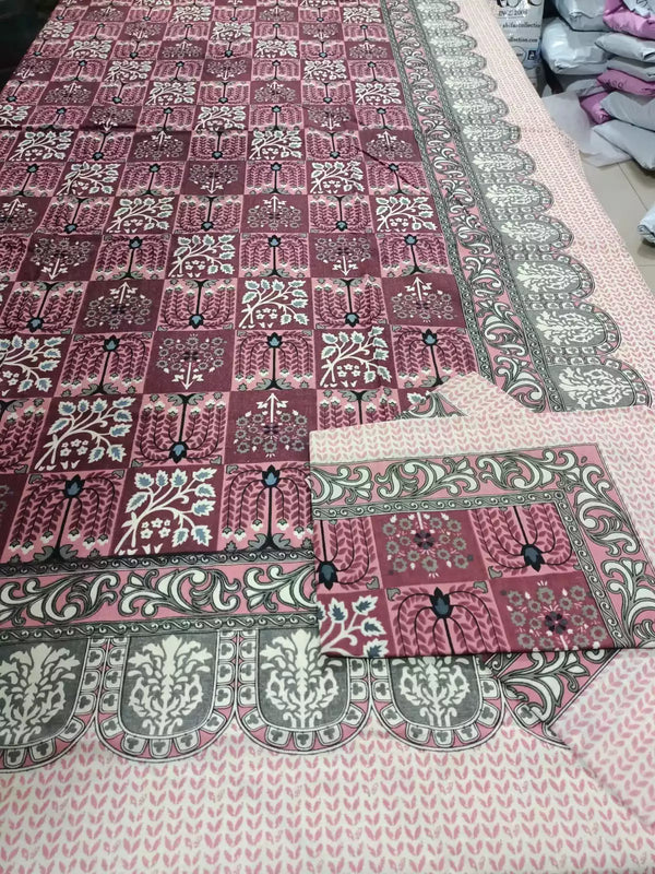 SINGLE BEDSHEETS WITH 2 PILLOW COVERS