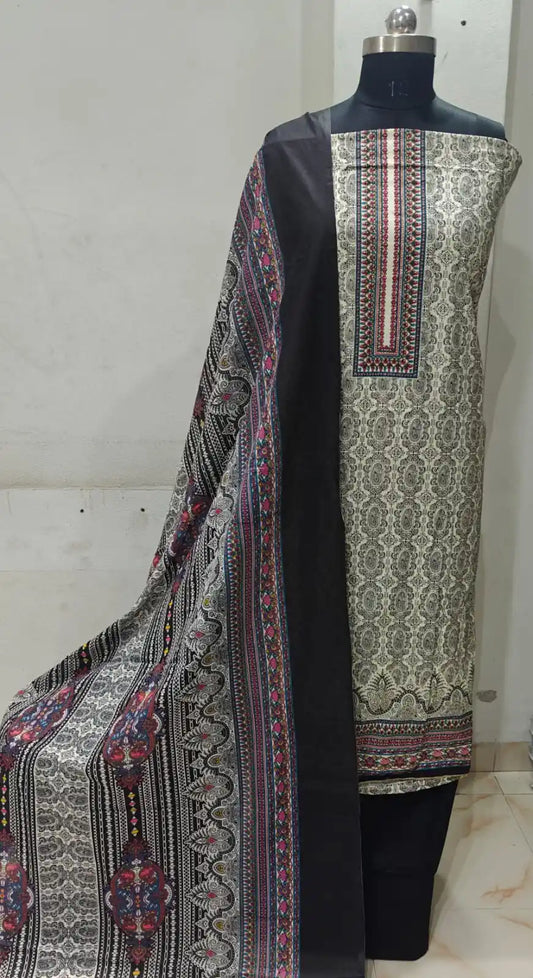 LAWN SOFT COTTON KARACHI PRINTS UNSTITCHED SUIT