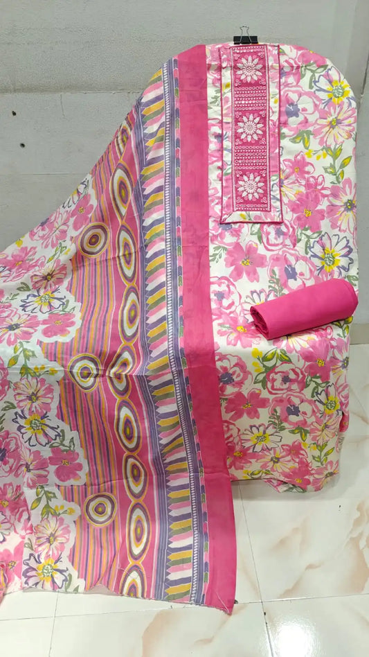 LAWN SOFT COTTON KARACHI PRINTS UNSTITCHED SUIT